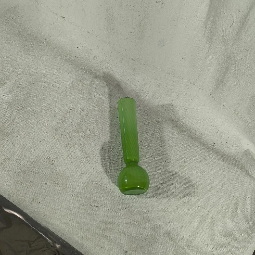 Bud vase Classic Vintage Green Glass